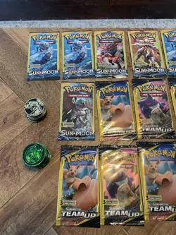 25 Pokemon Sun And Moon 3 Card Booster Packs + 25 Coins - Image 2