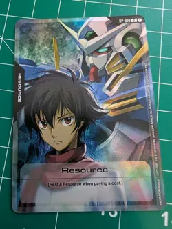 Setsuna F. Seiei and Exia Resource Promo Card Gundam TCG RP-022 Foil English - Image 1