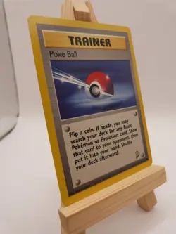 Pokemon Common Trainer Card : Poke Ball 121/130 (Base Set 2) - Image 2