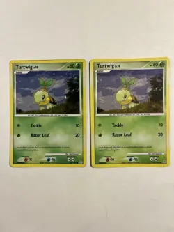 Turtwig 103/130 MP/ HP Cosmos Holofoil League & Championship Cards Holo X2 - Image 1