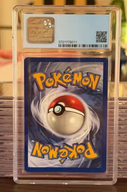 CGC 8 Base Set Alakazam Pokemon Card 1/102 Holo Rare 1999 Subgrades blue label - Image 2