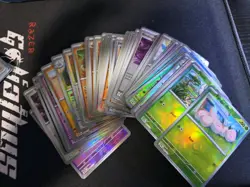 Large 100 Cards Pokemon Card Pokeball Pattern NM Prismatic , BB , WF - Image 1