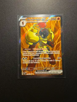 Pokemon TCG Armarouge EX Holo Ultra Rare Card Paradox Rift 218/182 - Image 1