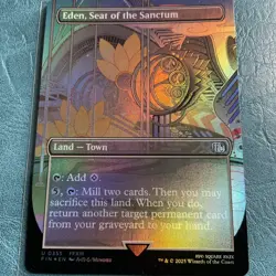 Eden, Seat of the Sanctum (Borderless) Final Fantasy Foil NM - Image 1