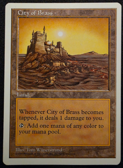 City of Brass 5th Edition Core Near Mint MTG Magic - Image 2
