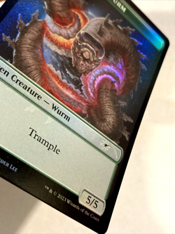 MTG Wurm Token *FOIL* Secret Lair Drop 1306 NM - Image 3