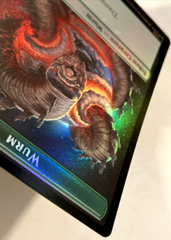 MTG Wurm Token *FOIL* Secret Lair Drop 1306 NM - Image 5