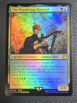 x1 The Wandering Minstrel - Foil R MTG Final Fantasy M/NM, English - Image 1