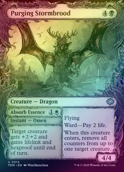 Purging Stormbrood /Absorb Essence - Showcase (Foil) Tarkir: Dragonstorm - Image 1