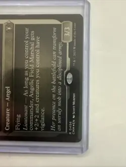 MTG Angelic Field Marshal *FOIL ETCHED* Commander Masters 0456 NM - Image 3