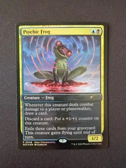 Psychic Frog Foil Store Championship Secrets Strixhaven Magic the Gathering MtG - Image 1