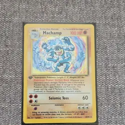 Holographic Machamp Pokemon #68 wotc 1999 - Image 1