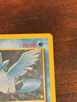 Wizards Pokemon TCG Fossil Articuno 2/62 Holo Rare 70 HP Unlimited 1999 - Image 3