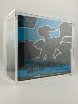 Pokemon TCG S&V Black Bolt Pokemon Center Elite Trainer Box ETB w/ Acrylic Case - Image 1
