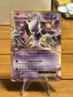 Mewtwo EX 52/108 Evolutions XY Ultra Rare Pokemon TCG Card - Image 1