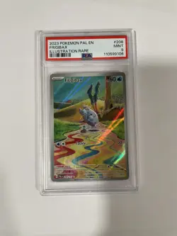 Pokemon Frigibax 208/193 Illustration Rare PAL EN Paldea Evolved PSA 9 Mint - Image 1