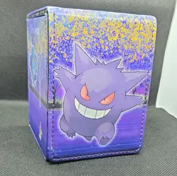 Pokemon Ultra PRO TCG Gengar Haunted Hollow Aclove Flip Box Deck Box - Image 1