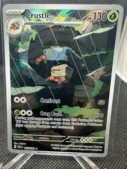 Pokemon TCG SV: Paradox Rift Crustle Holo 183/182 NM - Image 1