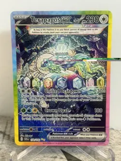 Terapagos ex 170/142 Sv07: Stellar Crown Holo Special Illustration Rare Pokemon - Image 1