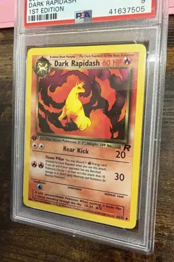 2000 Pokemon Rocket Dark Rapidash 1st Edition #44/82 PSA 9 Mint English WOTC - Image 2