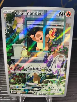 Pokemon (2023) SVP Obsidian Flames ETB Black Star Promo #044 Charmander - Image 1