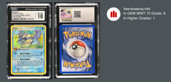 Atsuko Nishida Pokemon EX Unseen Forces Vaporeon REVERSE HOLO #19/115 CGC 10 - Image 4