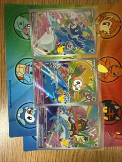 First Partner Rowlet Litten Popplio 30th Promo Set 043 044 045 Pokemon TCG - Image 1