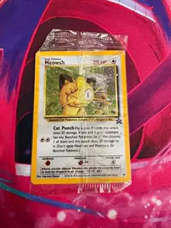 Meowth WotC Black Star 10 Lightly Used Sealed Promo Pokemon TCG - Image 1