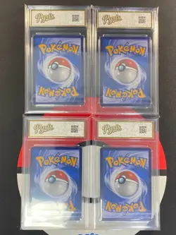 4pcs Pokemon Chinese CS4aC Vaporeon026 Flareon020 Leafeon008 Sylveon068 Grade10 - Image 2