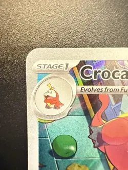Pokemon Paldea Evolved Holo Crocalor Illustration Art Rare 202/193 - LP - Image 4