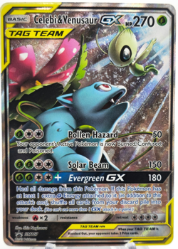 Celebi & Venusaur GX Holo 2019 Pokemon Promo #SM167 - Image 1