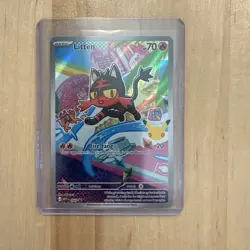 Pokemon First Partner Illustration Set- Rowlet, Litten, & Popplio Black Star - Image 2