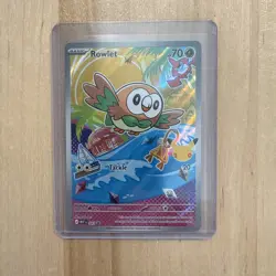 Pokemon First Partner Illustration Set- Rowlet, Litten, & Popplio Black Star - Image 4