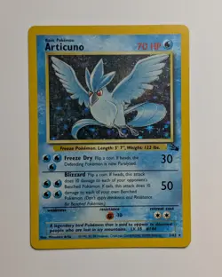 Articuno 2/62 Pokemon Fossil Holo LP - Image 2