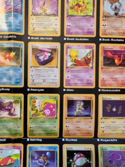 Pokemon TCG League Team Rocket Deck Construction Guide Playmat Poster 2000 - Image 4