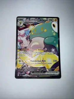 Iono's Bellibolt EX 183/159 sv09: Journey Together SIR Holo Pokemon TCG - Image 1