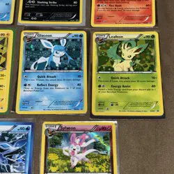 Pokemon TCG Eeveelutions Black & White Eevee Promo Set BW87-94 - LP+/NM - Image 4
