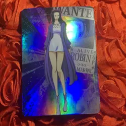 Nico Robin One Piece Dual Holo GODDESS Anime Waifu Girl Card Wanted - Image 1