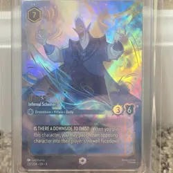 Hades Infernal Schemer Disney Lorcana Enchanted Fabled Foil 237/204 - Image 1