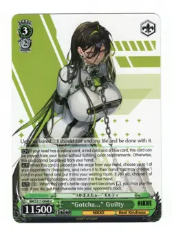 "Gotcha..." Guilty Uncommon GODDESS OF VICTORY: NIKKE NIK/S117-E046 U NM - Image 1