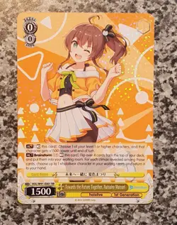 Card List Weiss Schwarz Hololive Produktion HOL/W91 Foil Double Rare MINT 10 - Image 2
