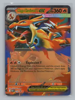 Mega Charizard Y ex 030 ME: Mega Evolution Promo NM Pokemon TCG Promo Playset - Image 1