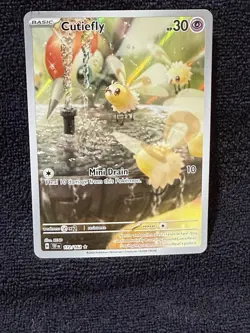 Cutiefly 172/162 Temporal Forces Pokemon TCG Art Rare Holo Illustration Rare - Image 1
