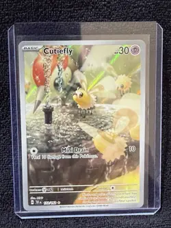 Cutiefly 172/162 Temporal Forces Pokemon TCG Art Rare Holo Illustration Rare - Image 3