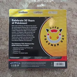 Pokemon TCG Pokemon Day 2026 Collection Box Promo Pikachu Booster - Image 2