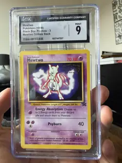 Mewtwo - 3 CGC 9 Vintage WotC WB First Movie Promo Pokemon - MINT - Image 1
