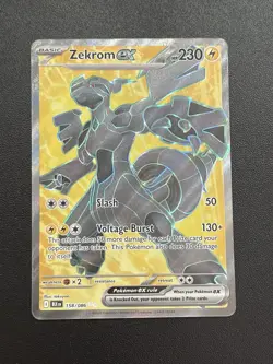 Zekrom EX 158/086 Sv: Black Bolt Ultra Rare Holo Pokemon TCG English - Image 1