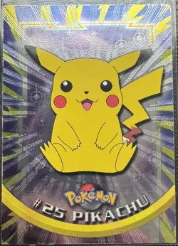 Pokemon 2000 Topps Chrome #25 Pikachu black label - Image 1