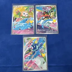 Pokemon First Partner Illustration Collection Gen 7 Full Set (Alola) - Image 1