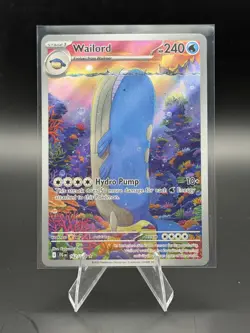 Pokemon Wailord 162/159 IR 🔥 Journey Together Illustration Rare 💎 NM - Image 1